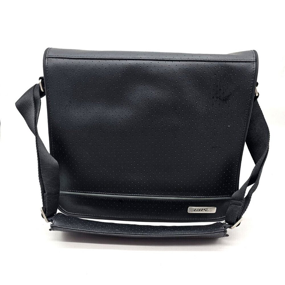 Bose Sound Dock Cross Body Messenger Carry Travel Tote Bag Case Black Strap